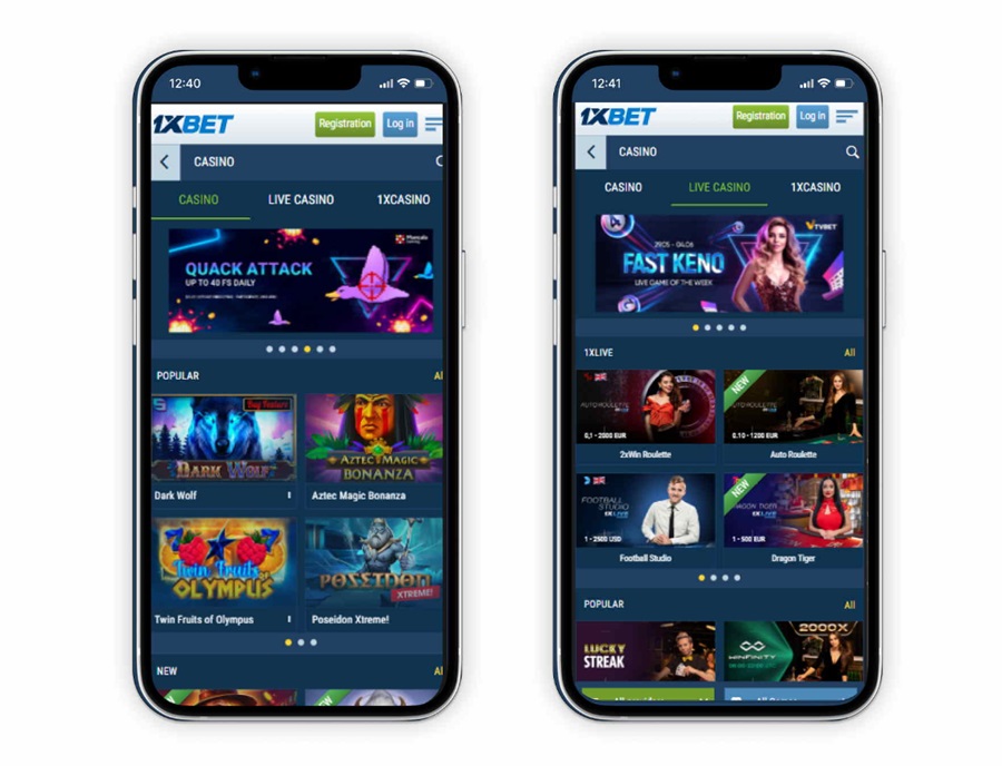 1xBet App casino