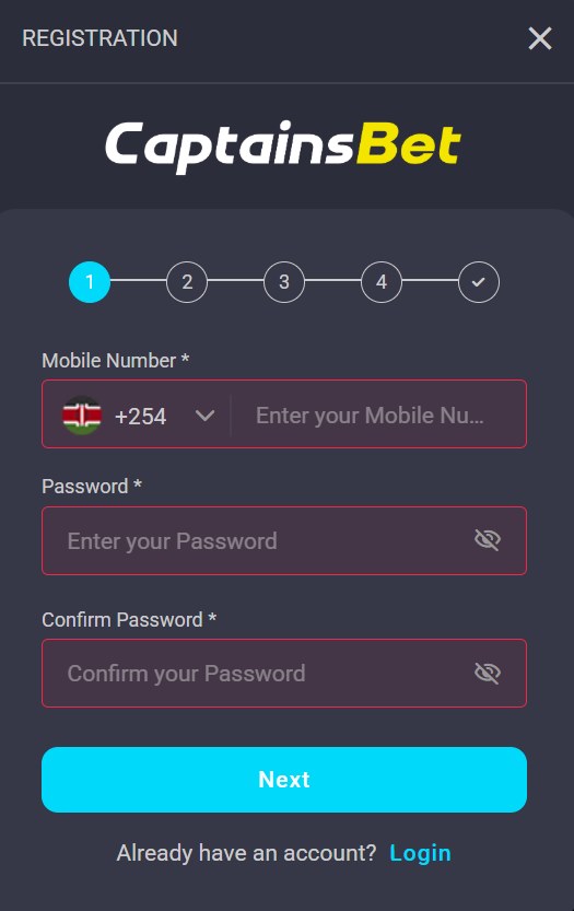 captainsbet login