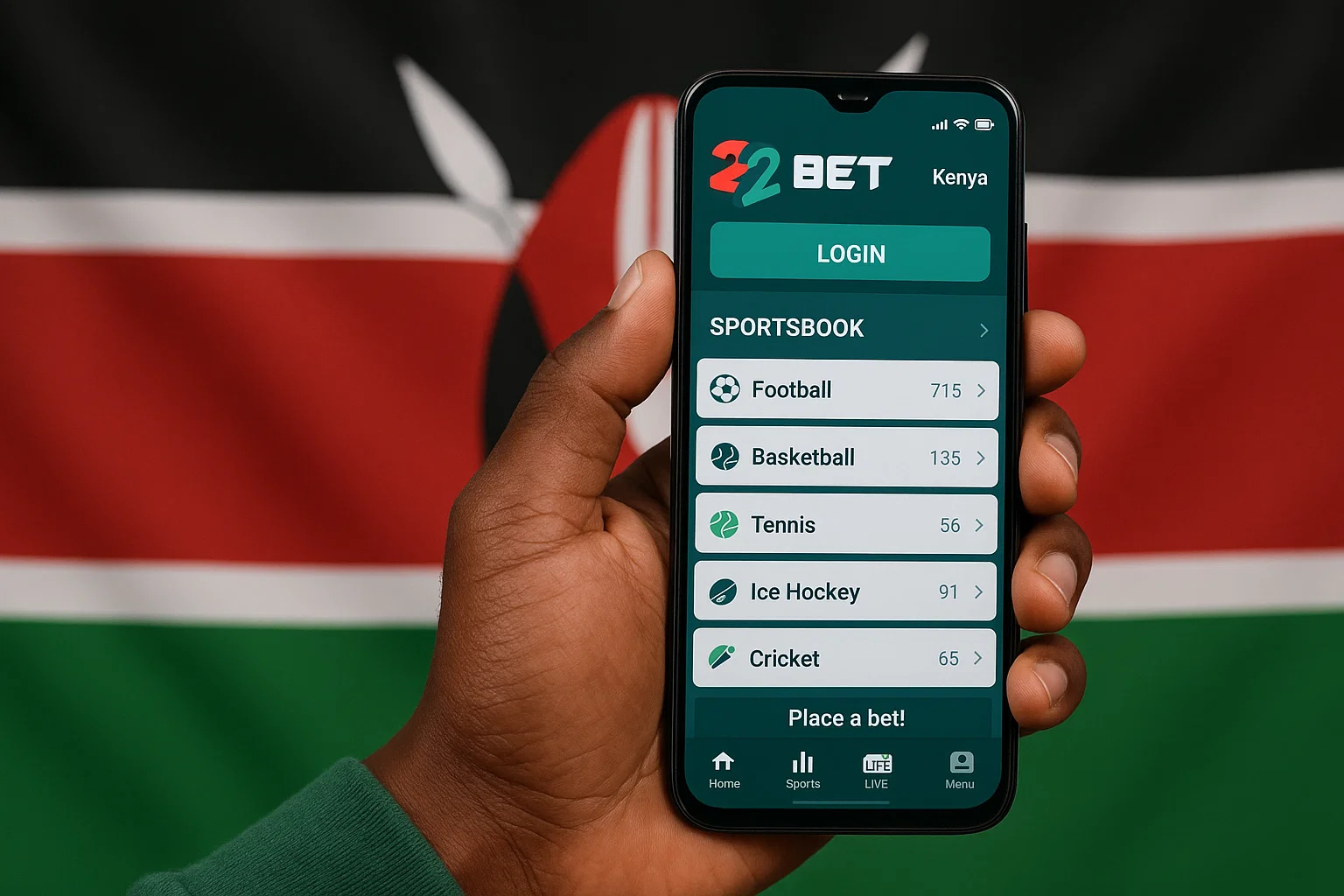 22bet app login