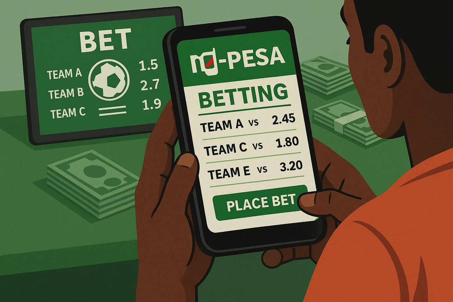 M-Pesa betting